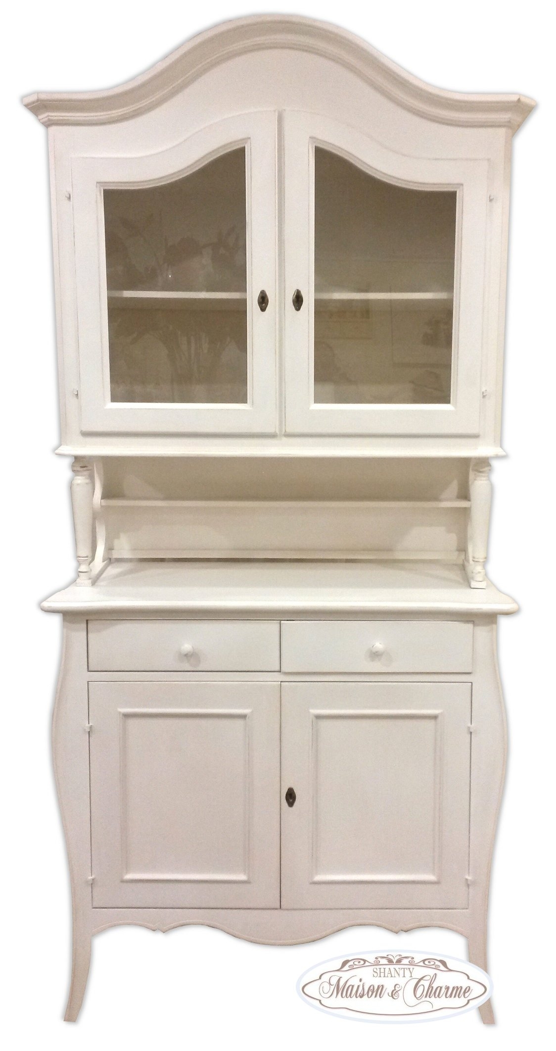 Credenza bassa shabby chic in legno consumato-Arrediorg.it®