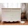 buffet madia ROMA 5 in legno decapato bianco shabby chic e colori provenzali