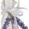 bottiglia per acqua e vino stile country con lavanda shabby chic a roma