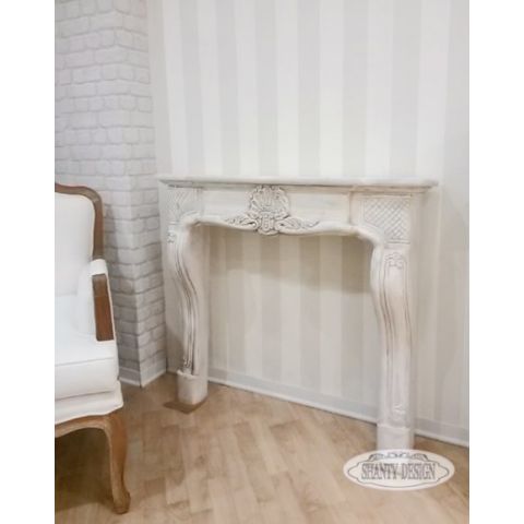 Cornice Camino ROMA 5 Shabby Chic Mensole - Fregi - Camini