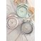 orologio con sveglia in stile nordico scandinavin in metallo shabby chic verde grigio rosa roma online